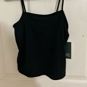 Lack crop tank top